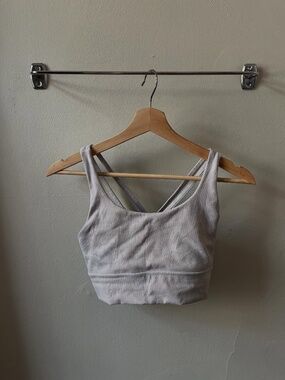 lululemon Energy Longline Bra Medium Support (grey/white camo)